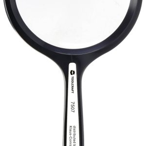 Lupa ręczna TOOLCRAFT TO-8976468 Współczynnik powiększenia: 2 x, 4 x Rozmiar soczewki: (Ø) 76 mm czarny