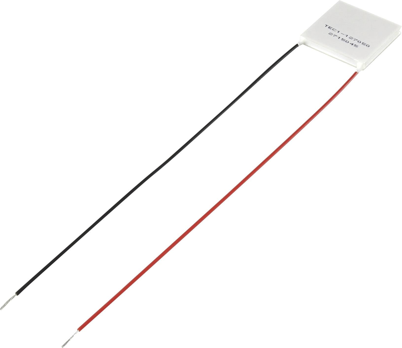 TRU COMPONENTS TEC1-127050 Ogniwo Peltiera 15.4 V/DC 5 A 44.7 W (D x S x W) 40 x 40 x 3.9 mm - obrazek 1