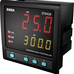 Termostat PID Enda ET9420-230 Pt100, J, K, T, S, R Przekaźnik 2 A, SSR (D x S x W) 88 x 96 x 96 mm Termostat PID Enda ET9420-230 Pt100, J, K, T, S, R Przekaźnik 2 A, SSR (D x S x W) 88 x 96 x 96 mm