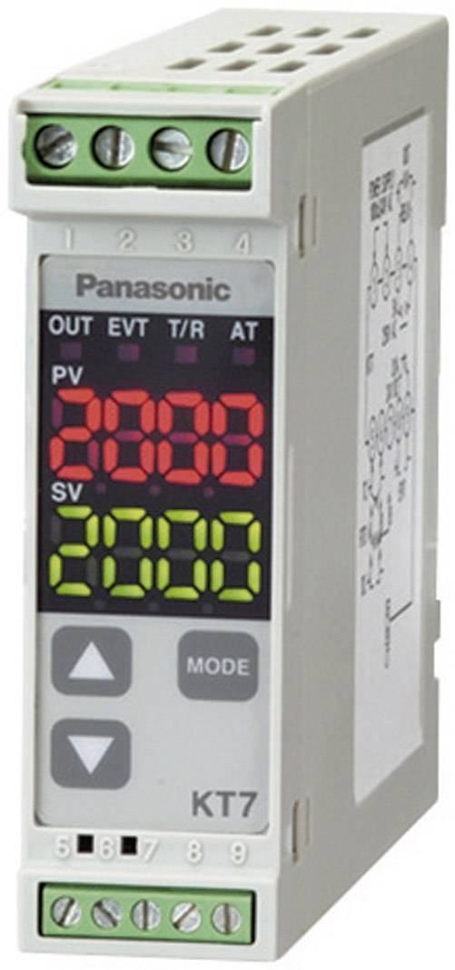 Termostat Panasonic AKT7111100J K, J, R, S, B, E, T, N, PL-II, C, Pt100, Pt100 -200 do +1820 °C Przekaźnik 3 A, Tranzyst - obrazek 1