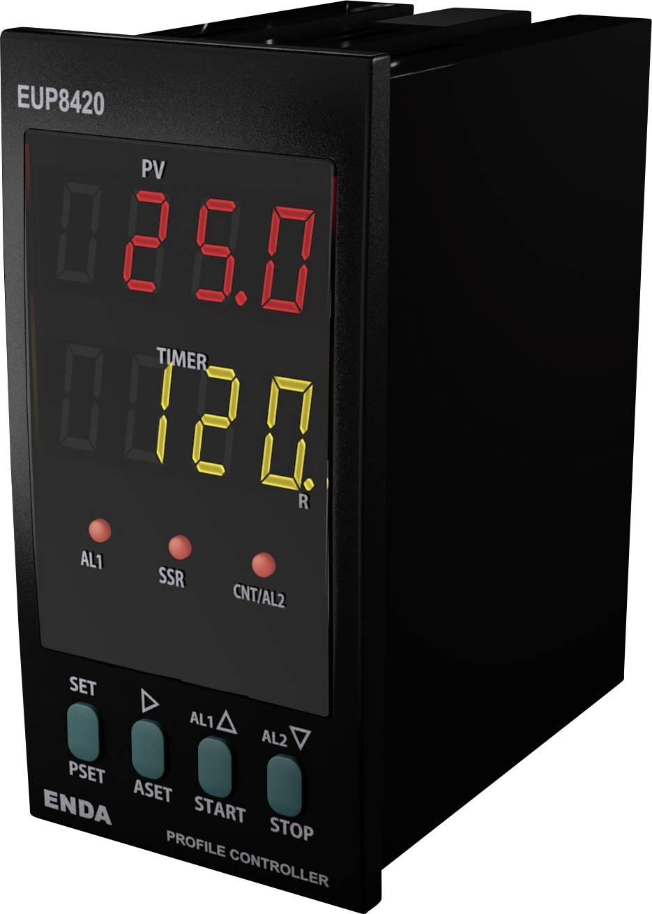Regulator uniwersalny Enda Pt100, J, K, L, S, R, T -200 do 1700 °C (D x S x W) 87 x 48 x 96 mm - obrazek 1