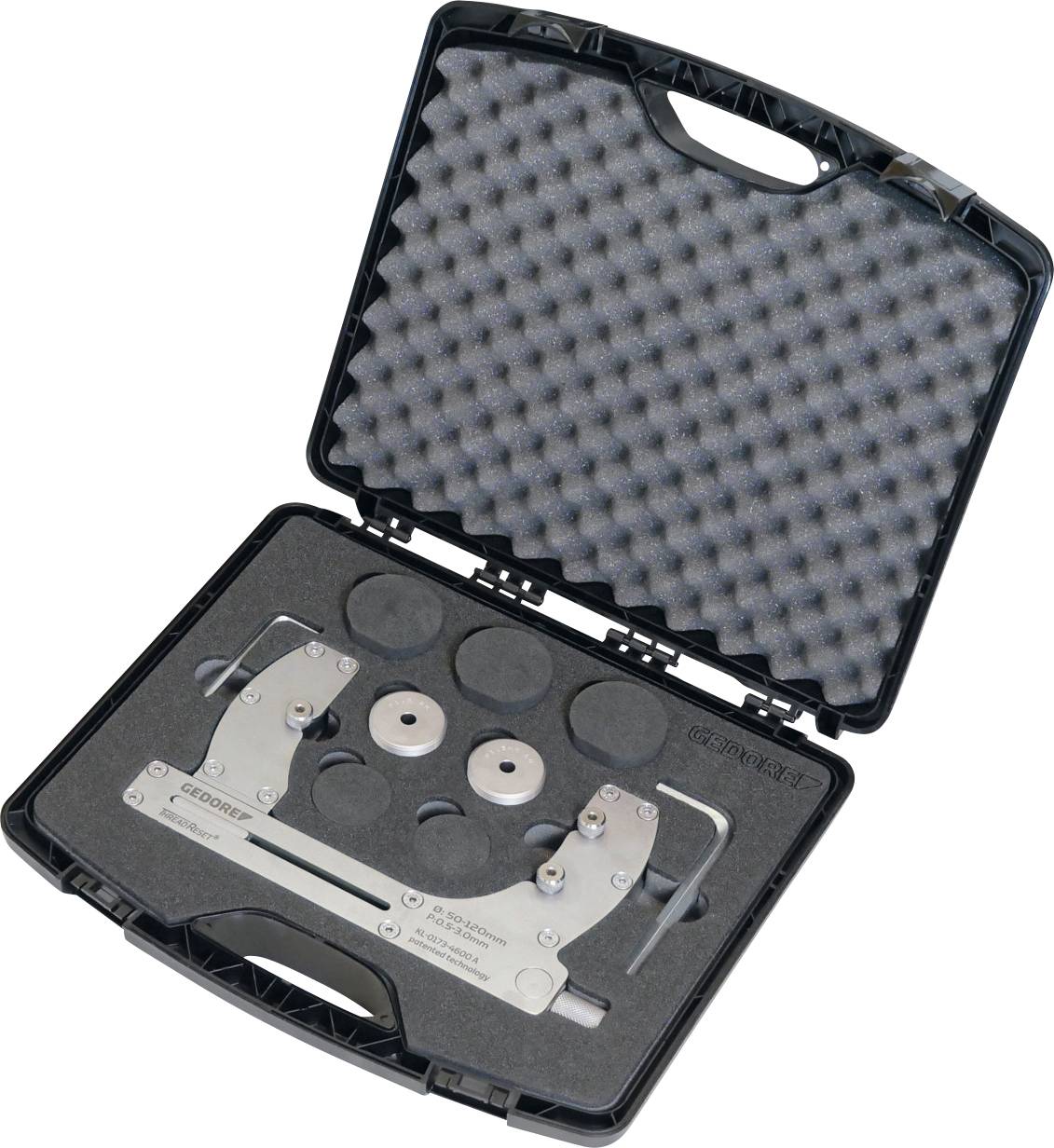 Gedore Automotive 3436217 KL-0173-460 K Zestaw narzędzi do zmiany kształtu gwintu, gwint prawy/lewy (M50-M120x1,5) - obrazek 1