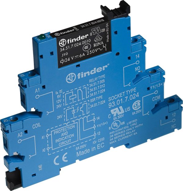 Finder 38.51.0.024.5060 Moduł interfejsowy z przekaźnikiem EMR