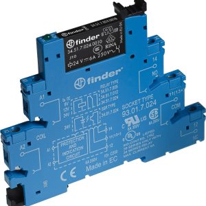 Moduł przekaźnikowy Finder 38.51.7.024.4050 24 V/DC 6 A 1 zestyk przełączny 1 szt. Moduł przekaźnikowy Finder 38.51.7.024.4050 24 V/DC 6 A 1 zestyk przełączny 1 szt.