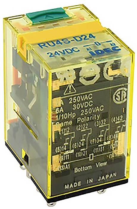 Przekaźnik przemysłowy Idec RU Series 24 V/DC 6 A 1 szt.