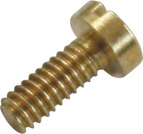 Śruba mosiężna, M1.2-5, gwint M 1.2, długość 10 mm, uniwersalna, 25 szt. Śruba mosiężna, M1.2-5, gwint M 1.2, długość 10 mm, uniwersalna, 25 szt.