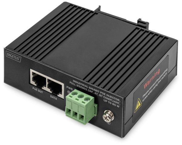 Digitus DN-651141 Injektor PoE 10 / 100 / 1000 MBit/s IEEE 802.3af (12.95 W), IEEE 802.3at (25.5 W), IEEE 802.3bt, IEEE8