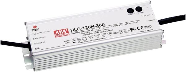 MEAN WELL HLG-120H-C700A Sterownik LED, Transformator LED Stałonaprądowy 150 W 0.7 A 107 – 215 V/DC Układ PFC, Zabezpiec