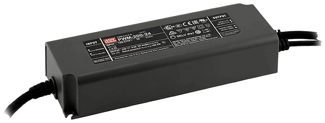 MEAN WELL PWM-200-24DA2 Transformator LED 199.2 W 8.3 A Ściemniacz 1 szt. - obrazek 1