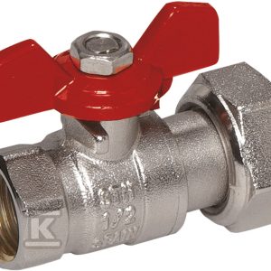 Zawór kulowy odcinający DN20 G 3/4 cala xG 1 cal – niklowany M1610121