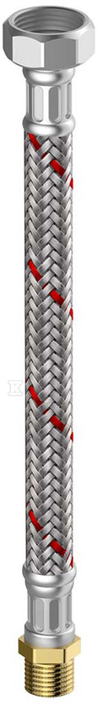 Wąż w oplocie 10bar,L=100 cm,3/4″ gwint wewnętrzny / gwint zewnętrzny nierdzewny M4325.1127.100