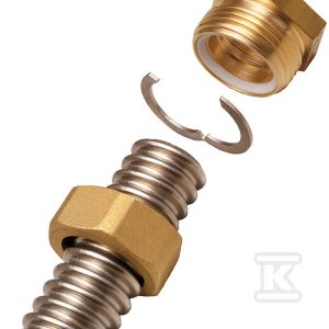 Komplet śrubunka 3/4 cala GZ FIXLOCK DO INOFLEX /1kpl/ M46103FL