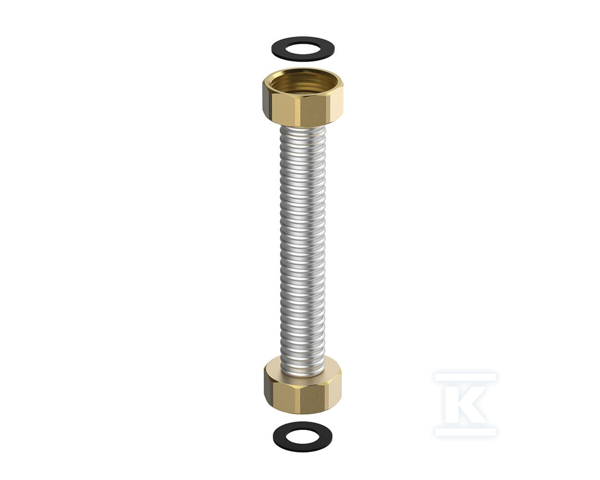 Zestaw elastycznych przyłączy Flex-Fix 2 x 1/2" gw 500 mm bez izolacji M46154.50 - obrazek 1