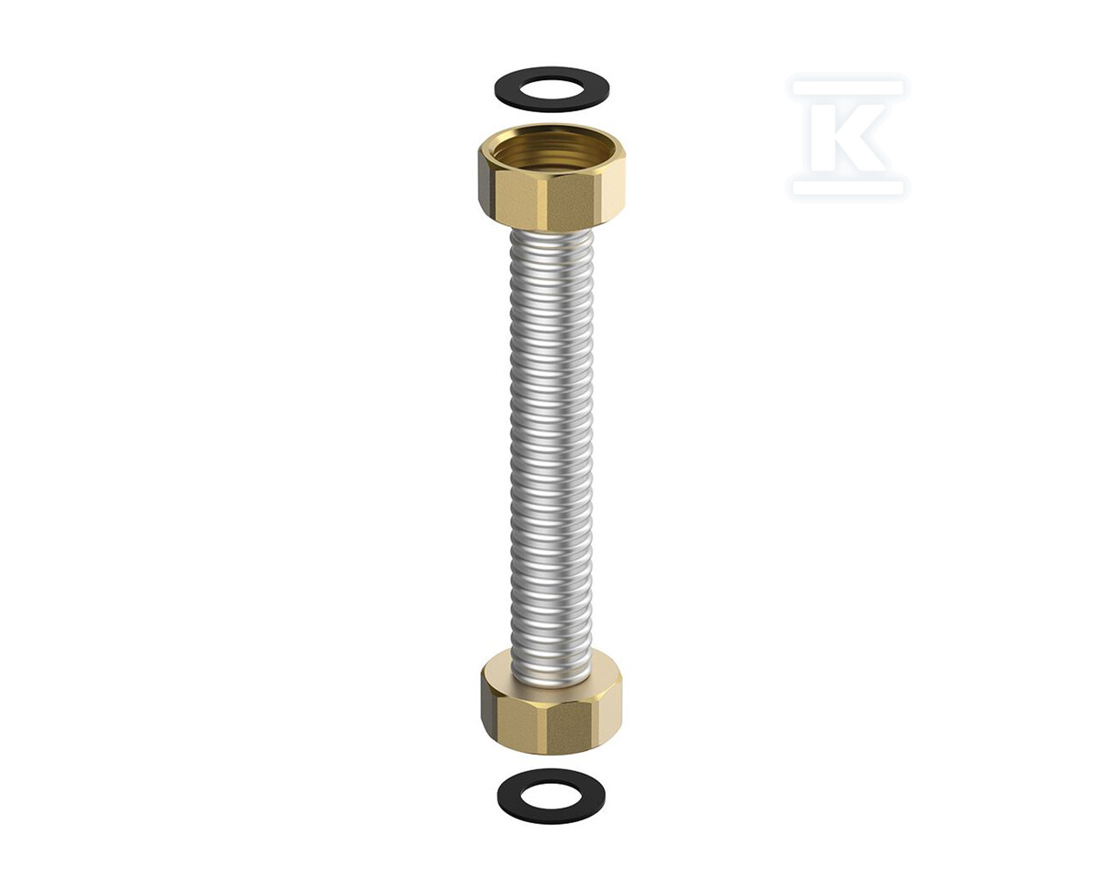 Zestaw elastycznych przyłączy Flex-Fix 2 x 1/2" gw 700 mm bez izolacji M46154.70 - obrazek 1