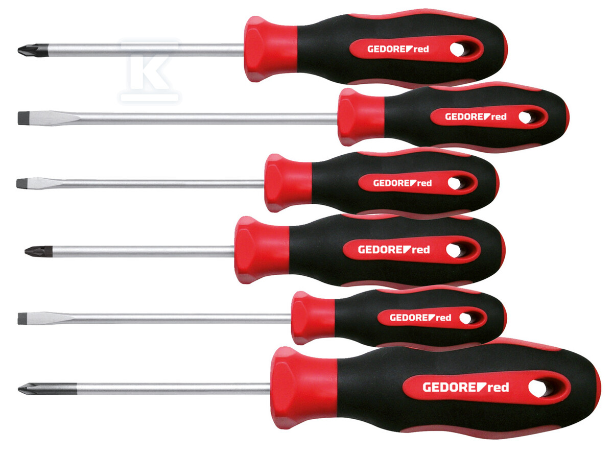 Zestaw wkrętaków 2C-Screwdriver PZ SL 6 szt. R38002106 - obrazek 1