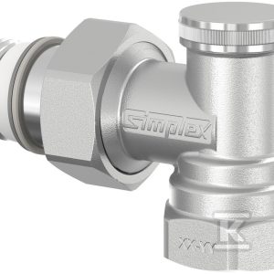 Zawór powrotny kątowy 1/2 cala x 1/2 cala z półśrubunkiem 1/2 cala, niklowany STANDARD M1230041 Zawór powrotny kątowy 1/2 cala x 1/2 cala z półśrubunkiem 1/2 cala, niklowany STANDARD M1230041