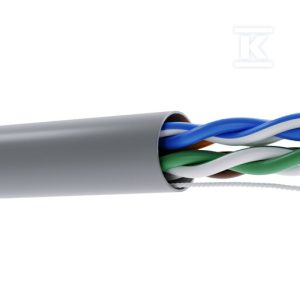 Kabel teleinformatyczny U/UTP kat.5E Cu (500m) 27348 Kabel teleinformatyczny U/UTP kat.5E Cu (500m) 27348