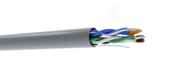 Kabel teleinformatyczny U/UTP kat.5E Cu (500m) 27348