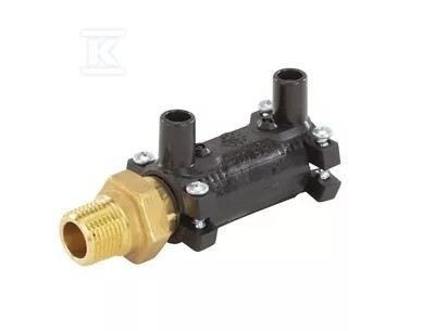 Mufa elektrooporowa/przejście PE-mosiądz z gwintem zewnętrznym GZ, d32x1/2" PE100, SDR11, PN10 gaz/PN16 woda 720920764 - obrazek 1